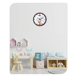Babyhug Deer Wall Clock - White
