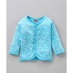 Babyhug Full Sleeves Vests Pack of 3 - Blue Peach White