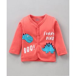 Babyhug Full Sleeves Vests Pack of 3 - Blue Peach White