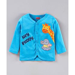 Babyhug Full Sleeves Vests Animal Print Pack of 3 - Multicolor