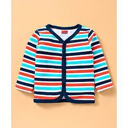 Babyhug Full Sleeves Vests Rocket Print Pack of 3 - Blue