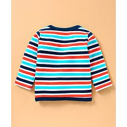 Babyhug Full Sleeves Vests Rocket Print Pack of 3 - Blue