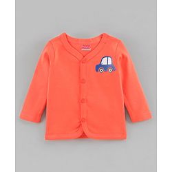 Babyhug Full Sleeves Vests Pack of 3 - Blue Peach White