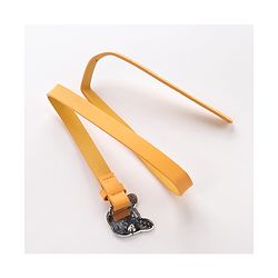 Babyhug Belt With Buckle Closure Dog Shaped Free Size - Yellow