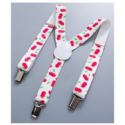 Babyhug Bow and Suspender Set - Multicolor