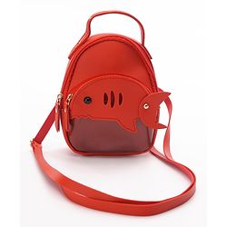 Babyhug Fashion Backpack Animal Design - Pink Red