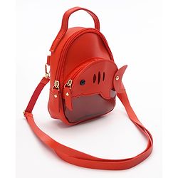 Babyhug Fashion Backpack Animal Design - Pink Red