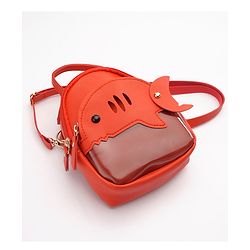 Babyhug Fashion Backpack Animal Design - Pink Red
