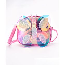 Babyhug Glitter Sling Bag - Multicolour