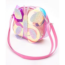 Babyhug Glitter Sling Bag - Multicolour