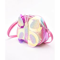 Babyhug Glitter Sling Bag - Multicolour