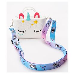 Babyhug Sling Bag Unicorn Design - White