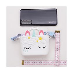 Babyhug Sling Bag Unicorn Design - White