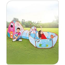Babyhug Fun Amusement Park 3 in 1 Pool Play Tent House - Blue