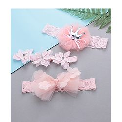 Babyhug Free Size Head Band Set of 3 - Multicolour