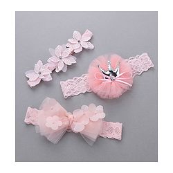 Babyhug Free Size Head Band Set of 3 - Multicolour