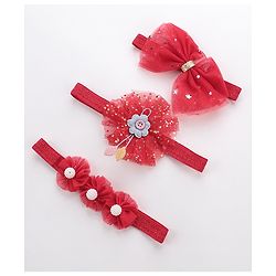 Babyhug Free Size Head Band Set of 3 - Multicolour