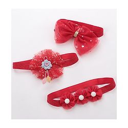 Babyhug Free Size Head Band Set of 3 - Multicolour