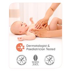 Babyhug Advanced Sensitive Peach Milk Body Lotion Extra Nourishing Formula For Sensitive Baby Skin - 50 ml