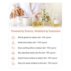 Babyhug Advanced Sensitive Peach Milk Body Lotion Extra Nourishing Formula For Sensitive Baby Skin - 50 ml