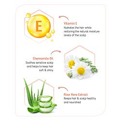 Babyhug Advanced Sensitive Peach Milk Shampoo No Tear Formula Suitable For Newborn Baby - 50 ml