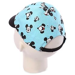 Babyhug Baby Cap Mickey Mouse Print Blue - Diameter 15.5 cm