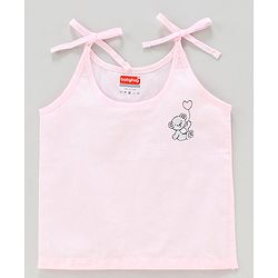 Babyhug 100 % Cotton Sleeveless Jhablas Pack of 3- Pink