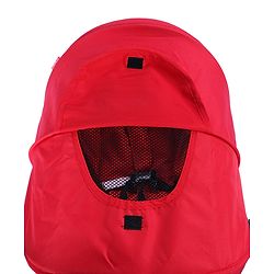 Babyhug Wander Buddy Stroller With Rear Parent Utility Box With Cup Holder - Red