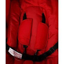 Babyhug Wander Buddy Stroller With Rear Parent Utility Box With Cup Holder - Red