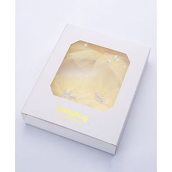 Babyhug Free Size Bow Flower Applique Hair Accessories Set of 3 - Yellow