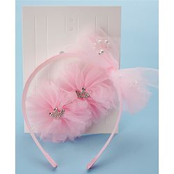 Babyhug Hair Accessories  Free Size Combo Pack Of 3 - Light Pink