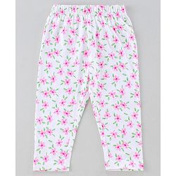 Babyhug Full Sleeves Night Suit Bunny Print - Light Pink White