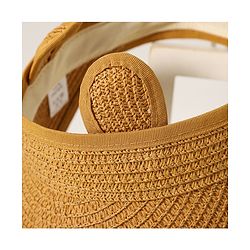 Babyhug Face Design Straw Hat - Brown