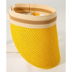 Babyhug Grapes Embroidered Straw Hat - Yellow