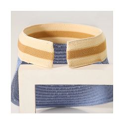Babyhug Mango Embroidered Straw Hat - Blue