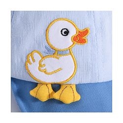 Babyhug Duck Embroided Baseball Cap - Blue