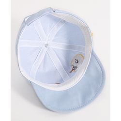 Babyhug Seal Embroided Baseball Cap - Blue