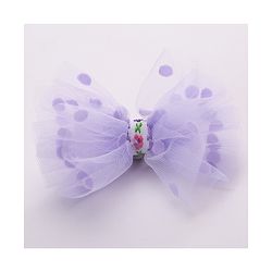 Babyhug Free Size Hair Accessories Combo with Stone & Pearl Applique - Purple