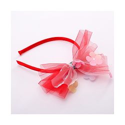 Babyhug Hair Accessories Sets Free Size Combo Pack Of 3 - Red