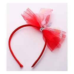 Babyhug Hair Accessories Sets Free Size Combo Pack Of 3 - Red