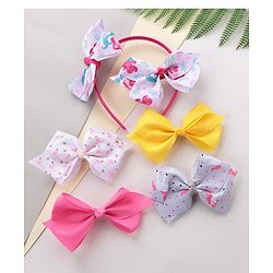 Babyhug Free Size Hair Accessories Set of 6 - Multioclour