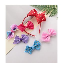 Babyhug Free Size Hair Accessories Set of 6 - Multioclour