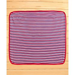 Babyhug Knit Terry Towel Solid Pack Of 2 - Blue and Red