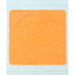 Babyhug Cotton Hooded Towel Fox Patch - Orange