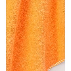 Babyhug Cotton Hooded Towel Fox Patch - Orange