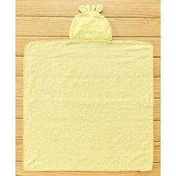 Babyhug Hooded Towel - Yellow
