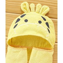 Babyhug Hooded Towel - Yellow