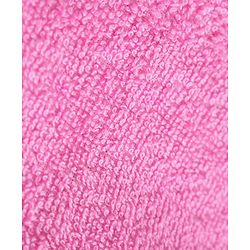 Babyhug Woven Terry Hooded Towel Owl Print - Pink