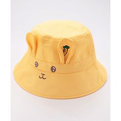 Babyhug Bucket Hats Free Size - Yellow