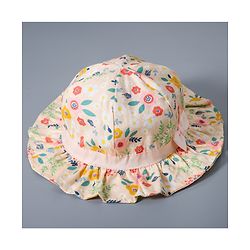 Babyhug Bucket Hats Free Size - White